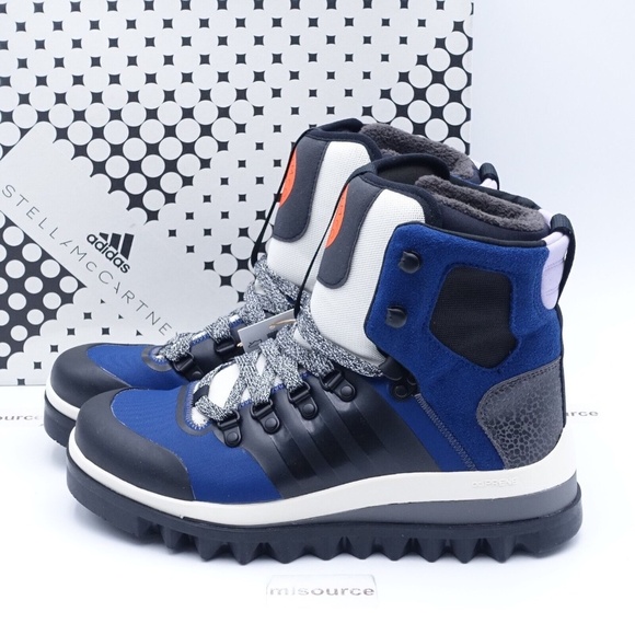 NEW adidas by Stella McCartney Eulampis Boots HR1539 Blue/Black - Picture 1 of 9